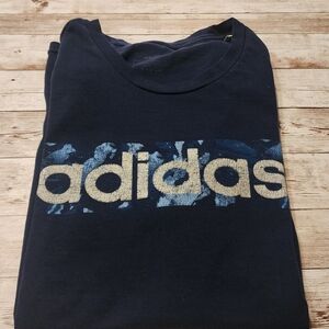 Adidas T-Shirt Large - Navy Blue